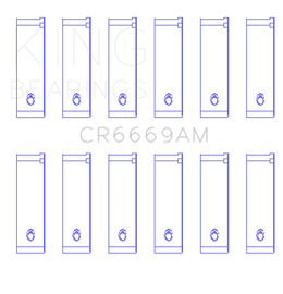 King Engine Bearings Toyota 3Vze 2958Cc (Size +0.75mm) Connecting Rod Bearing Set