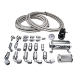 Deatschwerks X2 Series Pump Module -8AN Feed w/ -6AN return CPE Plumbing Kit for 92-00 Honda Civic