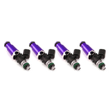 Load image into Gallery viewer, Injector Dynamics 1340cc Injectors - 60mm Length - 14mm Purple Top - 14mm Lower O-Ring (Set of 4)