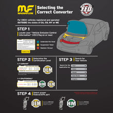 Load image into Gallery viewer, Magnaflow 99-02 Miata L4 1.8 OEM Underbody Direct Fit Converter