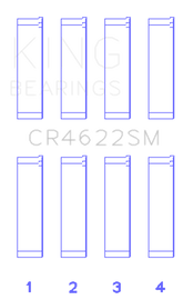 King Engine Bearings Subaru Fb20 (Size +0.25mm) Connecting Rod Bearing Set