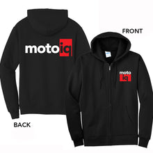 Load image into Gallery viewer, MotoIQ Logo Zip-Up Hoodie