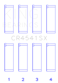 King Engine Bearings Honda F23A/F23Z/K20A3/16V (Size +0.50mm) Connecting Rod Bearing Set