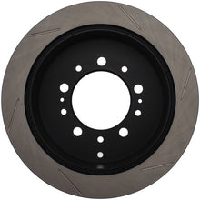 Load image into Gallery viewer, StopTech Power Slot 08-09 Lexus LX450/470/570 / 07-09 Toyota Tundra Slotted Right Rear Rotor