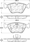 StopTech Street Touring 04-09 BMW X3 (E38) / 06-09 Z4 3.0(E86) Front Brake Pads