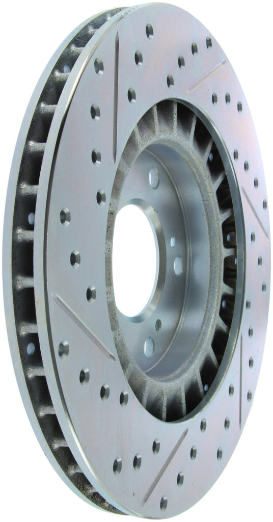 StopTech Select Sport 2000-2009 Honda S2000 Slotted and Drilled Left Front Brake Rotor