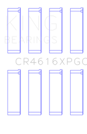 King Subaru Fa20/ Toyota 4U-GSE (Size 0.05) Connecting Rod Bearing Set