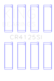 King Subaru EJ15/EJ16/EJ18/EJ20/EJ22/EJ25 (Size 0.25mm) Silicone Bi-Metal Alum Rod Bearing Set