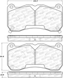 StopTech Street Brake Pads - Front