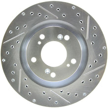 Load image into Gallery viewer, StopTech Select Sport 2000-2009 Honda S2000 Slotted and Drilled Left Front Brake Rotor