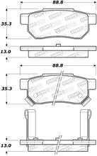 Load image into Gallery viewer, StopTech Sport Brake Pads w/Shims &amp; Hardware - Rear