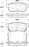 StopTech Sport Brake Pads w/Shims & Hardware - Rear