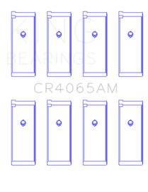 King 91-04 Nissan 146CI/2.4L KA24DE L4 / 89-97 146CI/2.4L KA24E L4  (Size +1.00) Rod Bearing Set