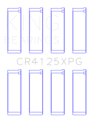 King Subaru EJ20/EJ22/EJ25 (Suites 52mm Journal Size) (Size STD) Tri-Metal Perf Rod Bearing Set