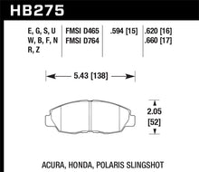 Load image into Gallery viewer, Hawk Honda 98-02 Accord / 06-11 Civic / Polaris Slingshot DTC-60 Race Brake Pads