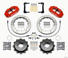 Load image into Gallery viewer, Wilwood Narrow Superlite 4R Rear Kit 12.88in Red 2008-2012 Subaru WRX w/Lines