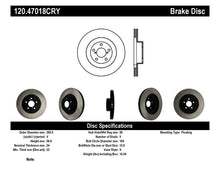 Load image into Gallery viewer, Stoptech 02-10 WRX Front CRYO-STOP Rotor