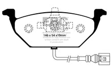 Load image into Gallery viewer, EBC 00-05 Volkswagen Beetle 2.0 Ultimax2 Front Brake Pads