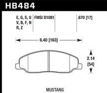 Load image into Gallery viewer, Hawk 05-10 Ford Mustang GT &amp; V6 / 07-08 Shelby GT DTC-60 Race Front Brake Pads