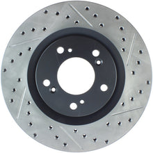 Load image into Gallery viewer, StopTech 00-09 S2000 Slotted &amp; Drilled Left Front Rotor