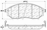 StopTech Street Select Brake Pads - Rear