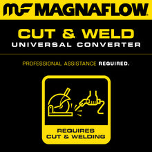 Load image into Gallery viewer, MagnaFlow Conv Univ 2.00inch Angled Inlet/Outlet