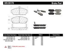 Load image into Gallery viewer, StopTech Performance 93-95 Honda Civic Coupe / 94-95 Civic Hatchback/Sedan Front Brake Pads