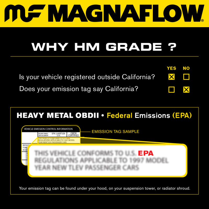 MagnaFlow Conv DF 00-01 Maxima/I30 rear