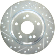 Load image into Gallery viewer, StopTech Select Sport 2000-2009 Honda S2000 Slotted and Drilled Right Rear Brake Rotor