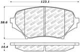 StopTech 06-15 Mazda Miata MX-5 Street Select Front Brake Pads