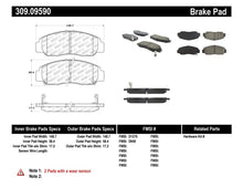 Load image into Gallery viewer, StopTech Performance 03-07 Honda Accord V6 A/T Front Brake Pads