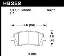 Load image into Gallery viewer, Hawk 02-03 WRX / 98-01 Impreza / 97-02 Legacy 2.5L / 98-02 Forester 2.5L Blue 9012 Front Race Pads