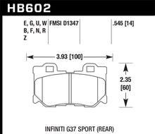 Load image into Gallery viewer, Hawk 10-12 Infiniti FX50 / 09-12 G37 / 09-13 Nissan 370Z DTC-30 Race Rear Brake Pads