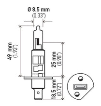 Load image into Gallery viewer, Hella Bulb H1 12V 55W Xen Wht Xb (2)