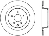 StopTech Power Slot 09 Nissan 370z / 08-09 Infiniti G37 Slotted Rear Left CRYO Rotor