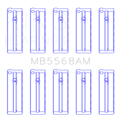 King Honda D16A/Y/Z H22A4 F23A (Size STD) Crankshaft Main Bearing Set