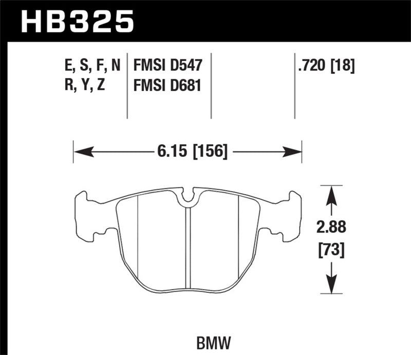 Hawk HPS Street Brake Pads