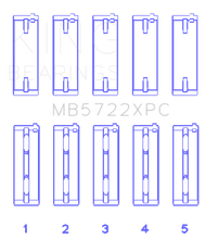 Load image into Gallery viewer, King Mitsubishi 4B11T EVO X 2007+ (Size 0.5) Coated Performance Main Bearing Set