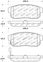 Load image into Gallery viewer, StopTech Street Touring 11/00-02 Infiniti G20/10/00-04 I30/I35 Rear Brake Pads