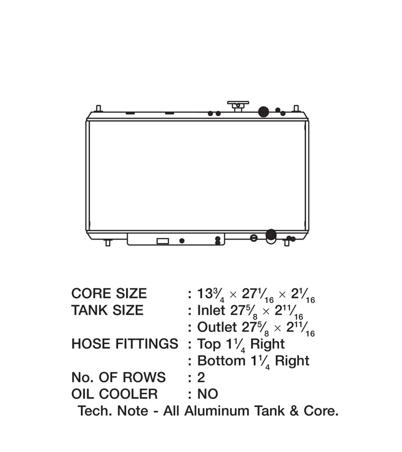 CSF 94-01 Acura Integra Radiator