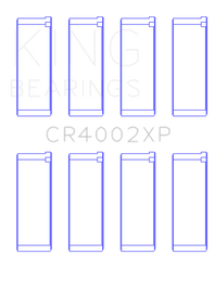 King Mazda B6/B6-T/ZM/B3/B5 (Size +0.5mm) Connecting Rod Bearing Set (Set of 4)