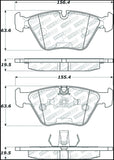 StopTech 06-08 BMW M3/Z4 Street Select Brake Pads w/Hardware - Front