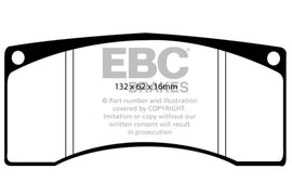 EBC Ford Saleen Mustang Alcon front calipers Bluestuff Front Brake Pads