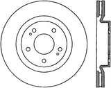 StopTech Power Slot 08-09 Evo 10 Cryo Slotted Right Front Rotor