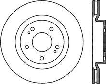 Load image into Gallery viewer, StopTech Power Slot 08-09 Evo 10 Cryo Slotted Left Front Rotor