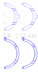 King Nissan VQ20DE/VQ25DD/VQ25DE/VQ30DD/VQ30DE/VQ30DET/VQ35DE Thrust Washer Set