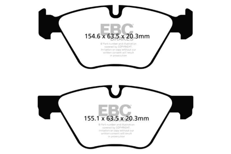 EBC 09+ BMW Z4 3.0 (E89) Ultimax2 Front Brake Pads