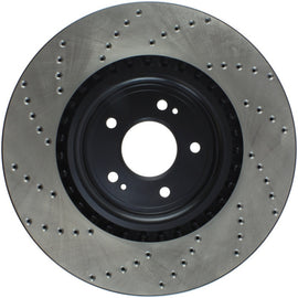StopTech 08-16 Mitsubishi Lancer Sport Drilled Left Front Rotor