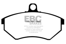 Load image into Gallery viewer, EBC 89-93 Volkswagen Corrado 1.8 Supercharged Greenstuff Front Brake Pads