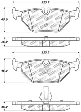 Load image into Gallery viewer, StopTech Performance 01-02 BMW Z3 / 03-09 Z4 / 10/90-07 3 Series / 99-09 Saab 9-5 Rear Brake Pads